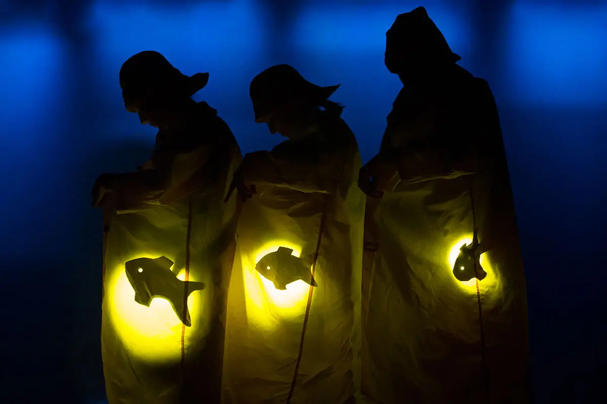 Tiddler and Other Terrific Tales production photograph. Photography by Robin Savage